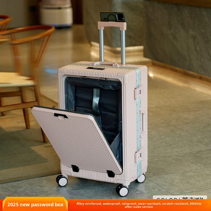 Alloy Frame Travel Luggage with USB Port