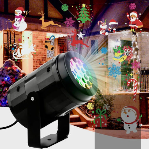 Christmas Holiday Projection Light With 16 Patterns