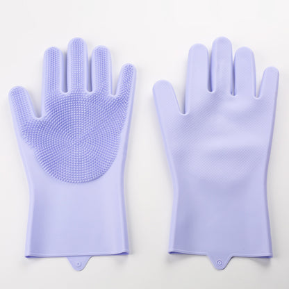 Pet Bathing Gloves Cleaning Brush for Cats and Dogs