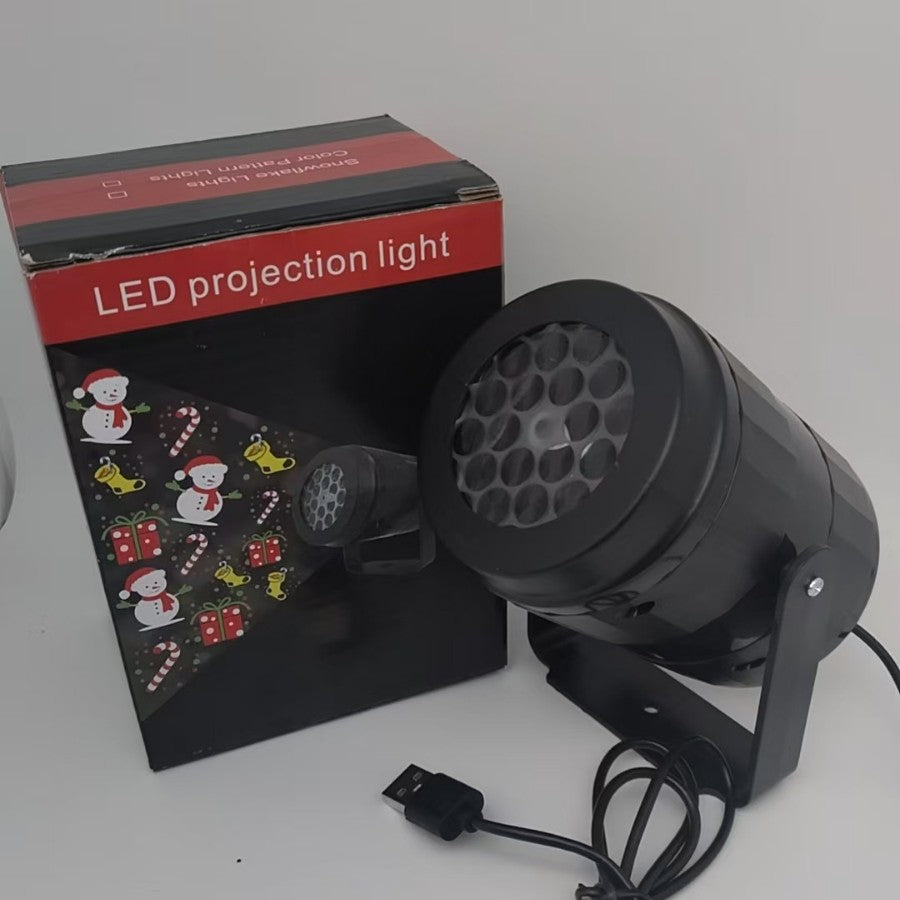 Christmas Holiday Projection Light With 16 Patterns