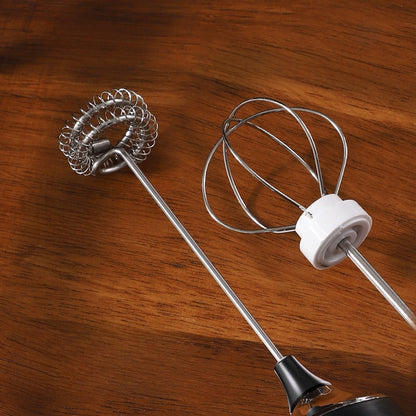 Household Handheld Egg Liquid Frother, Coffee Milk Frother, Electric Milk Mixer, Cream whipper.