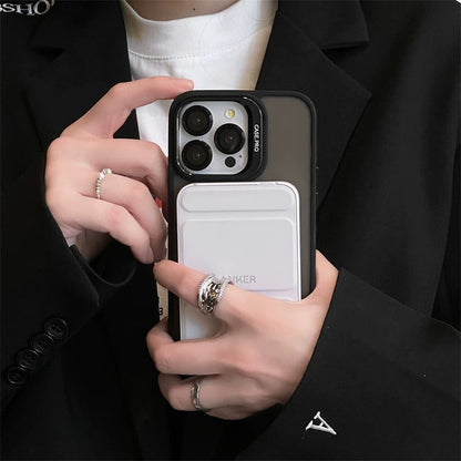 Skin-Like Matte Magnetic Lens Holder Cooling Lens Film Phone Case