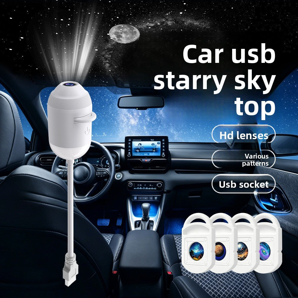 Starry Sky LED Projection Lamp – Static & Dynamic Modes