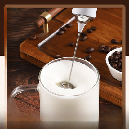 Household Handheld Egg Liquid Frother, Coffee Milk Frother, Electric Milk Mixer, Cream whipper.