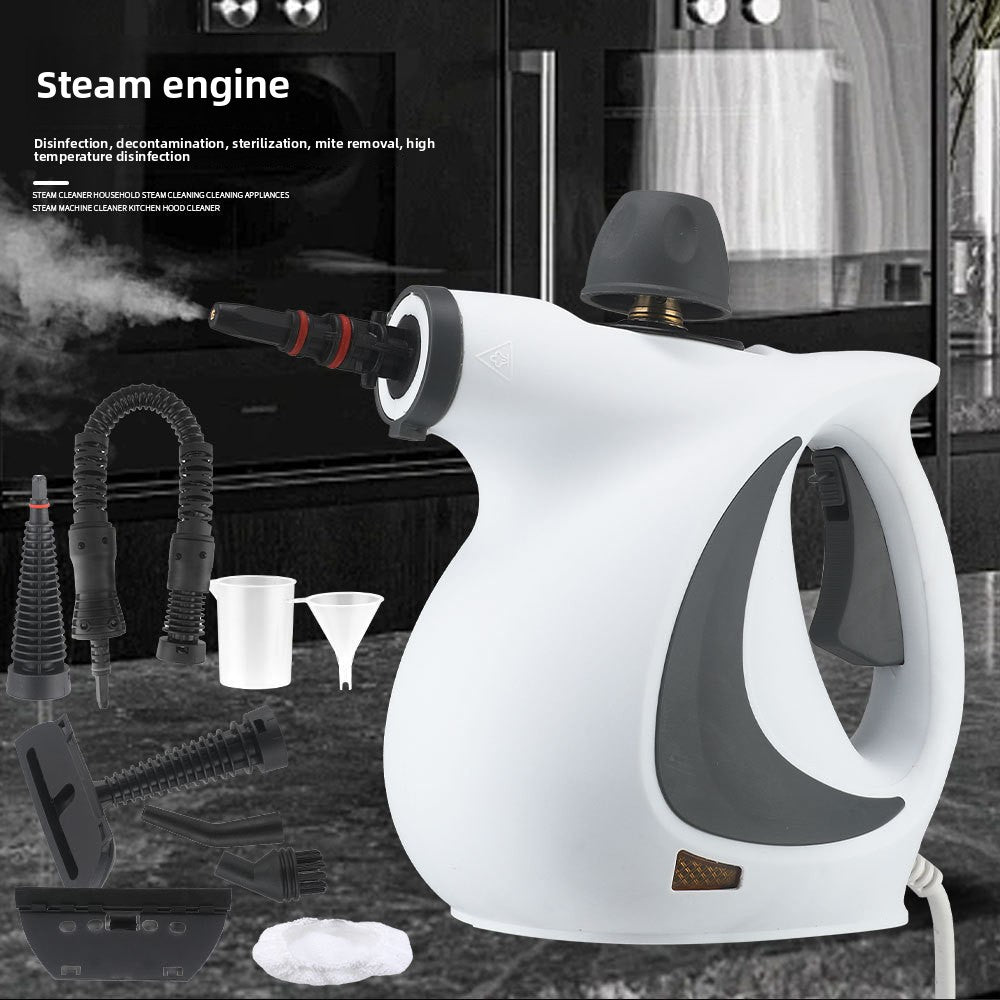 High Pressure Steam Cleaner With 12-Piece Accessory Kit