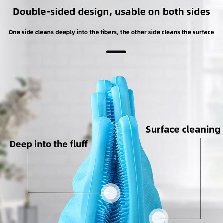 Pet Bathing Gloves Cleaning Brush for Cats and Dogs