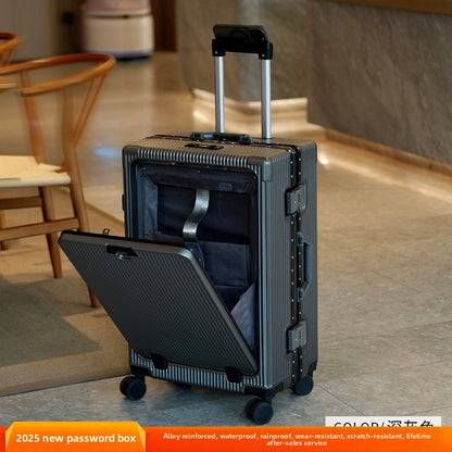 Alloy Frame Travel Luggage with USB Port