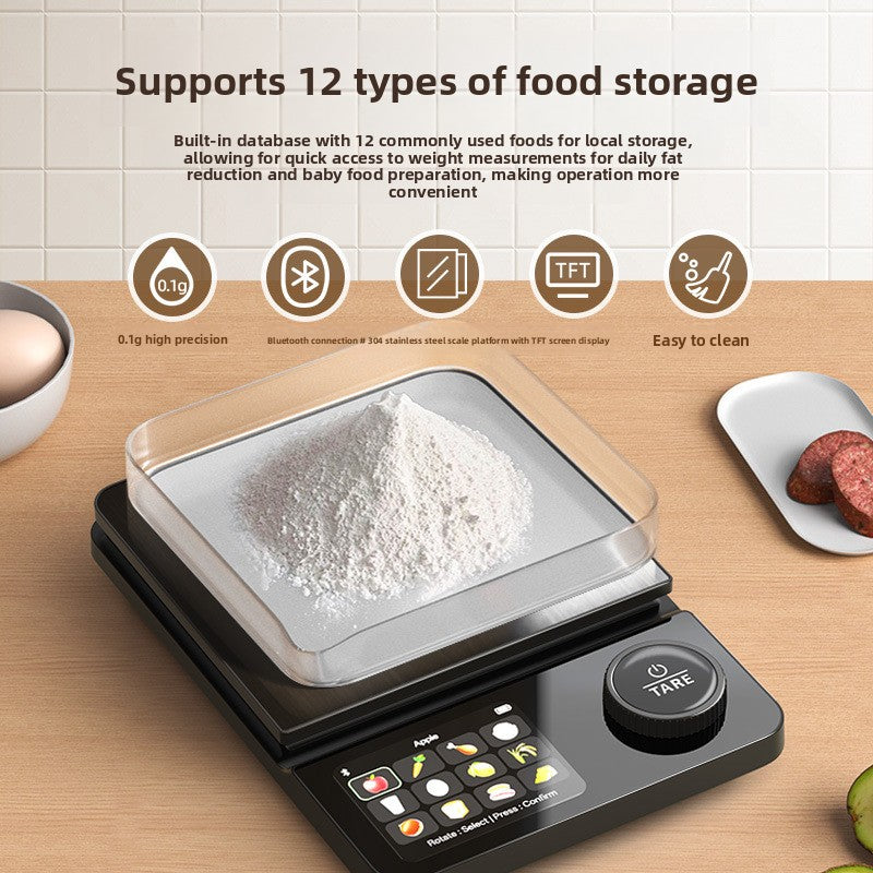 Rechargeable Bluetooth Electronic Kitchen Scale