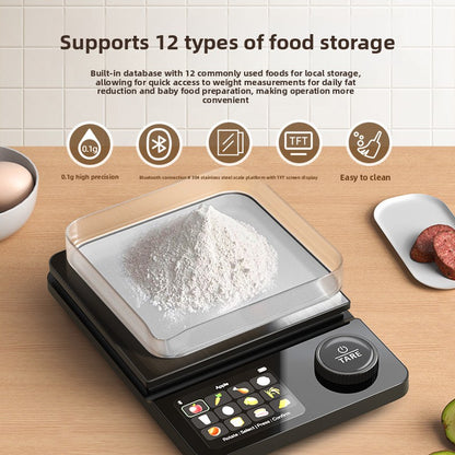 Rechargeable Bluetooth Electronic Kitchen Scale